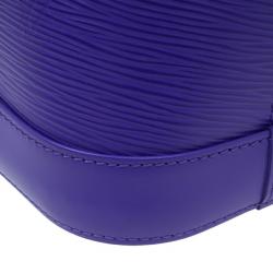 مملوكة مسبقًا Louis Vuitton Purple Epi Leather Alma PM