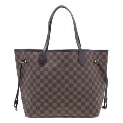 Louis Vuitton Damier Ebene Coated Canvas Neverfull MM