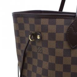Louis Vuitton Damier Ebene Coated Canvas Neverfull MM