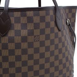 Louis Vuitton Damier Ebene Coated Canvas Neverfull MM
