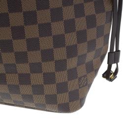 Louis Vuitton Damier Ebene Coated Canvas Neverfull MM