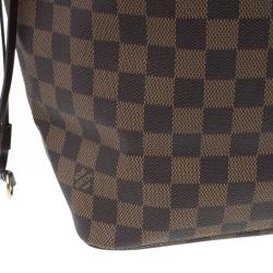Louis Vuitton Damier Ebene Coated Canvas Neverfull MM
