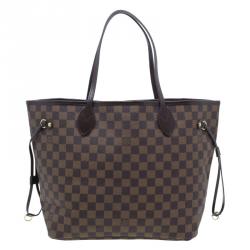 Louis Vuitton Damier Ebene Coated Canvas Neverfull MM