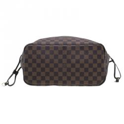 Louis Vuitton Damier Ebene Coated Canvas Neverfull MM