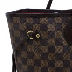 Louis Vuitton Damier Ebene Coated Canvas Neverfull MM