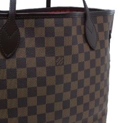 Louis Vuitton Damier Ebene Coated Canvas Neverfull MM