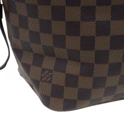 Louis Vuitton Damier Ebene Coated Canvas Neverfull MM