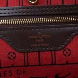 Louis Vuitton Damier Ebene Coated Canvas Neverfull MM