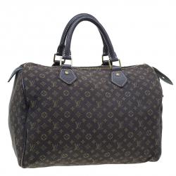 Pre Owned Louis Vuitton Monogram Mini Lin Speedy 30