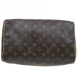 مملوكة مسبقًا Louis Vuitton Fuchsia Perforated Monogram Canvas Limited Edition Speedy 30