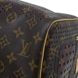مملوكة مسبقًا Louis Vuitton Fuchsia Perforated Monogram Canvas Limited Edition Speedy 30