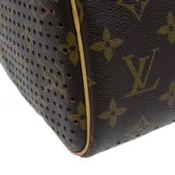 مملوكة مسبقًا Louis Vuitton Fuchsia Perforated Monogram Canvas Limited Edition Speedy 30
