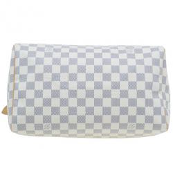 Pre Owned Louis Vuitton Damier Azur Canvas Speedy 30
