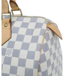 Pre Owned Louis Vuitton Damier Azur Canvas Speedy 30