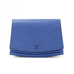 Louis Vuitton Blue Epi Leather Tilsitt Pochette