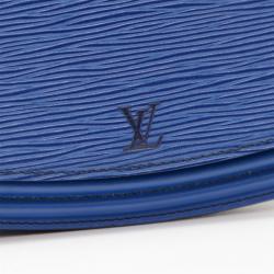 Pre Owned Louis Vuitton Blue Epi Leather Tilsitt Pochette