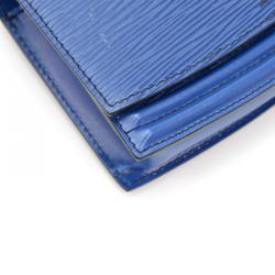 Pre Owned Louis Vuitton Blue Epi Leather Tilsitt Pochette