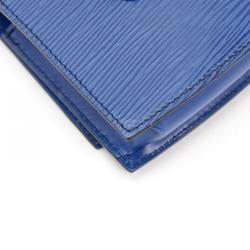 Pre Owned Louis Vuitton Blue Epi Leather Tilsitt Pochette