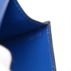 Pre Owned Louis Vuitton Blue Epi Leather Tilsitt Pochette