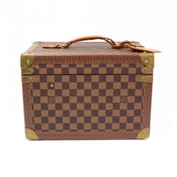Louis Vuitton Limited Edition Damier Ebene Canvas Boite Flacons Beauty Cosmetic Trunk Case