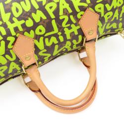 Louis Vuitton Stephen Sprouse Lime Green Graffiti Speedy 30