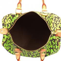 Louis Vuitton Stephen Sprouse Lime Green Graffiti Speedy 30