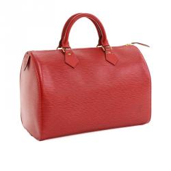 Louis Vuitton Red Epi Leather Speedy 30