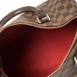 Pre Owned Louis Vuitton Damier Ebene Canvas Speedy 30 Bag