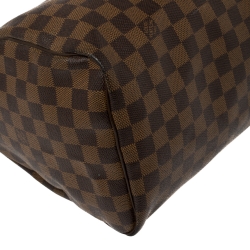 Pre Owned Louis Vuitton Damier Ebene Canvas Speedy 30 Bag