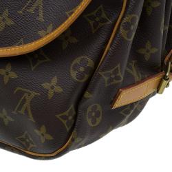 Pre Owned Louis Vuitton Monogram Canvas Saumur Messenger 35 Bag
