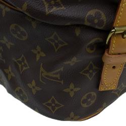 Pre Owned Louis Vuitton Monogram Canvas Saumur Messenger 35 Bag