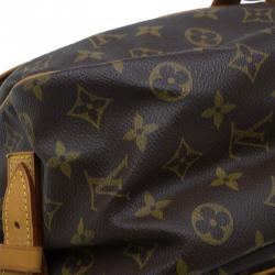 Pre Owned Louis Vuitton Monogram Canvas Saumur Messenger 35 Bag