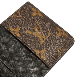 Pre Owned Louis Vuitton Monogram Macassar Canvas Neo Porte Cartes Card Holder