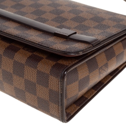 Pre Owned حقيبة لوي فيتون تريبيكا كانفاس دامييه أيبين