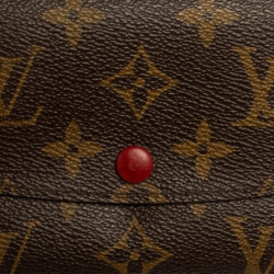 Pre Owned محفظة لوي فيتون اميلي كانفاس مونوغرامية