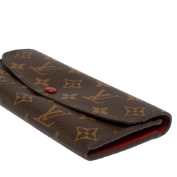 Pre Owned محفظة لوي فيتون اميلي كانفاس مونوغرامية