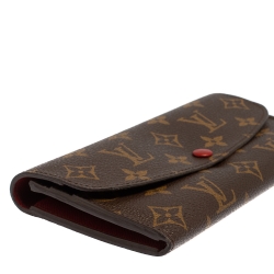 Pre Owned محفظة لوي فيتون اميلي كانفاس مونوغرامية