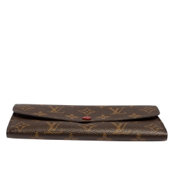 Pre Owned محفظة لوي فيتون اميلي كانفاس مونوغرامية