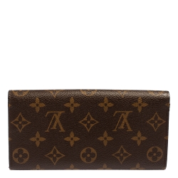 Pre Owned محفظة لوي فيتون اميلي كانفاس مونوغرامية