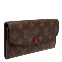 Pre Owned محفظة لوي فيتون اميلي كانفاس مونوغرامية