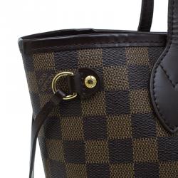 Louis Vuitton Damier Ebene Canvas Neverfull PM Bag