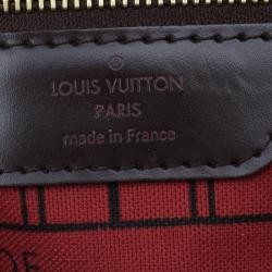 Louis Vuitton Damier Ebene Canvas Neverfull PM Bag