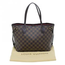 Louis Vuitton Damier Ebene Canvas Neverfull PM Bag