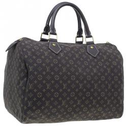 Pre Owned Louis Vuitton Monogram Canvas Mini Lin Speedy 30 Bag