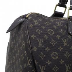 Pre Owned Louis Vuitton Monogram Canvas Mini Lin Speedy 30 Bag