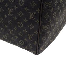 Pre Owned Louis Vuitton Monogram Canvas Mini Lin Speedy 30 Bag