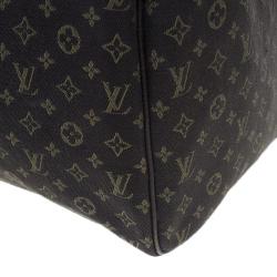 Pre Owned Louis Vuitton Monogram Canvas Mini Lin Speedy 30 Bag