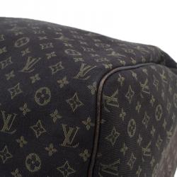 Pre Owned Louis Vuitton Monogram Canvas Mini Lin Speedy 30 Bag