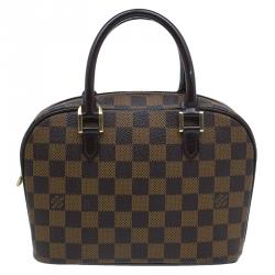 Pre Owned حقيبة لوي فيتون ميني ساريا كانفاس دامييرإيبين
