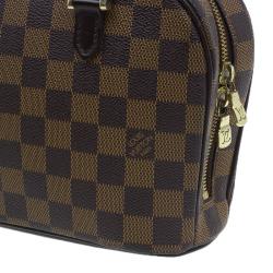 Pre Owned حقيبة لوي فيتون ميني ساريا كانفاس دامييرإيبين